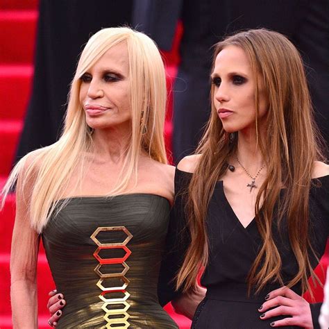 donatella versace dauhter|allegra versace before and after.